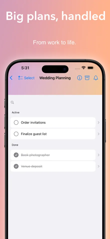 Offload app - Categories and tags