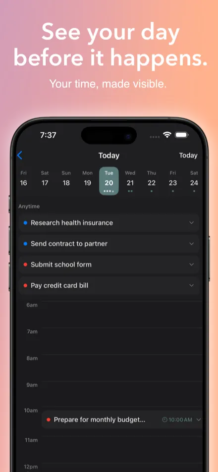 Offload app - Quick task entry